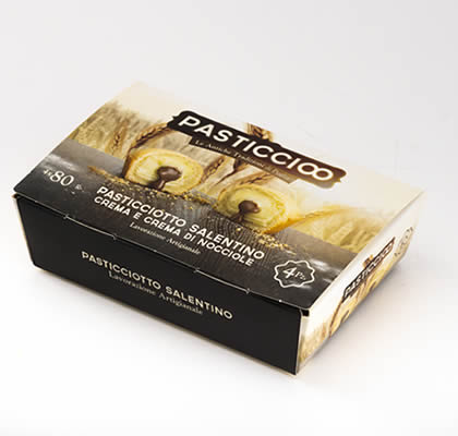 Scatolina Pasticciotti Crema E Crema Di Nocciole